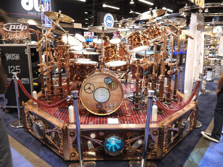 Neil Peart Time Machine Drum Kit. Neil Peart's Time Machine