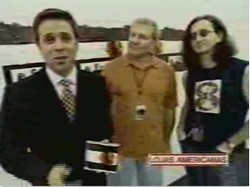 Alex and Geddy in Brazilian TV show