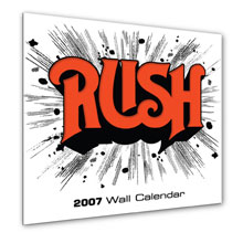 Rush Wall Calendar 2007