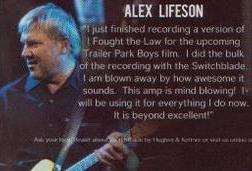 Alex Lifeson ad