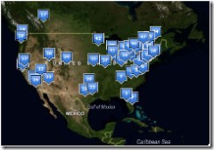 S&A tour map