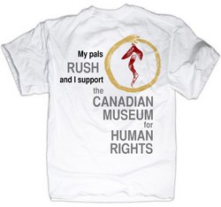 Rush human rights t-shirt