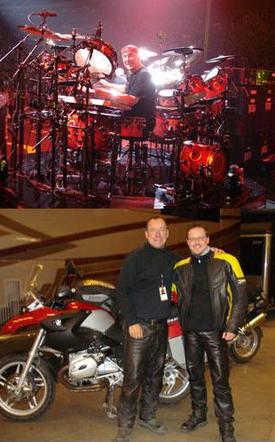 Neil Peart and Chris Stankee