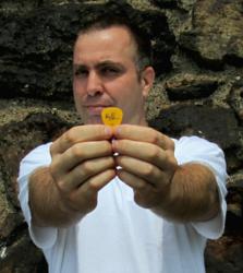Darrin with his Alex Lifeson pick