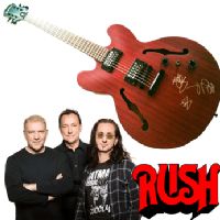 Signed Rush guitar - Aeroplan