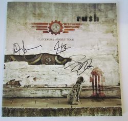 Signed Clockwork Angels tourbook