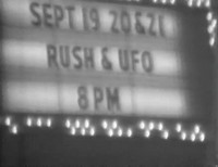 Rush 1977 Portland with UFO