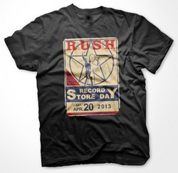 Rush Record Store Day t-shirt