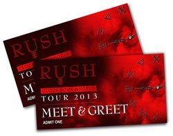 Rush Meet & Greet passes