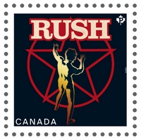 Rush postage stamp