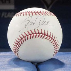Geddy Lee autographed baseball