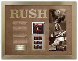 Rush Canada Post LE framed print