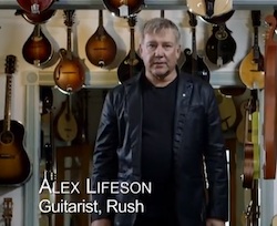 Alex Lifeson for the Kidney Foundation of Canada