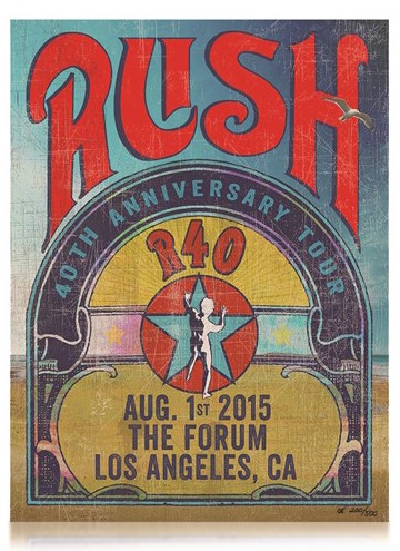 Limited Edition Rush R40 Forum poster