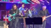 Geddy, Matt Stone, and Alex Lifeson performing Closer to the Heart at South Park 25th anniversary show in Red Rocks on August 10, 2022