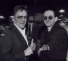Gordon Lightfoot and Geddy Lee at 1989 Toronto Music Awards - photo via @geddyimages on IG