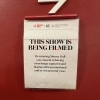 Signs around Toronto's Massey Hall at Geddy Lee's Dec 7 book tour stop
